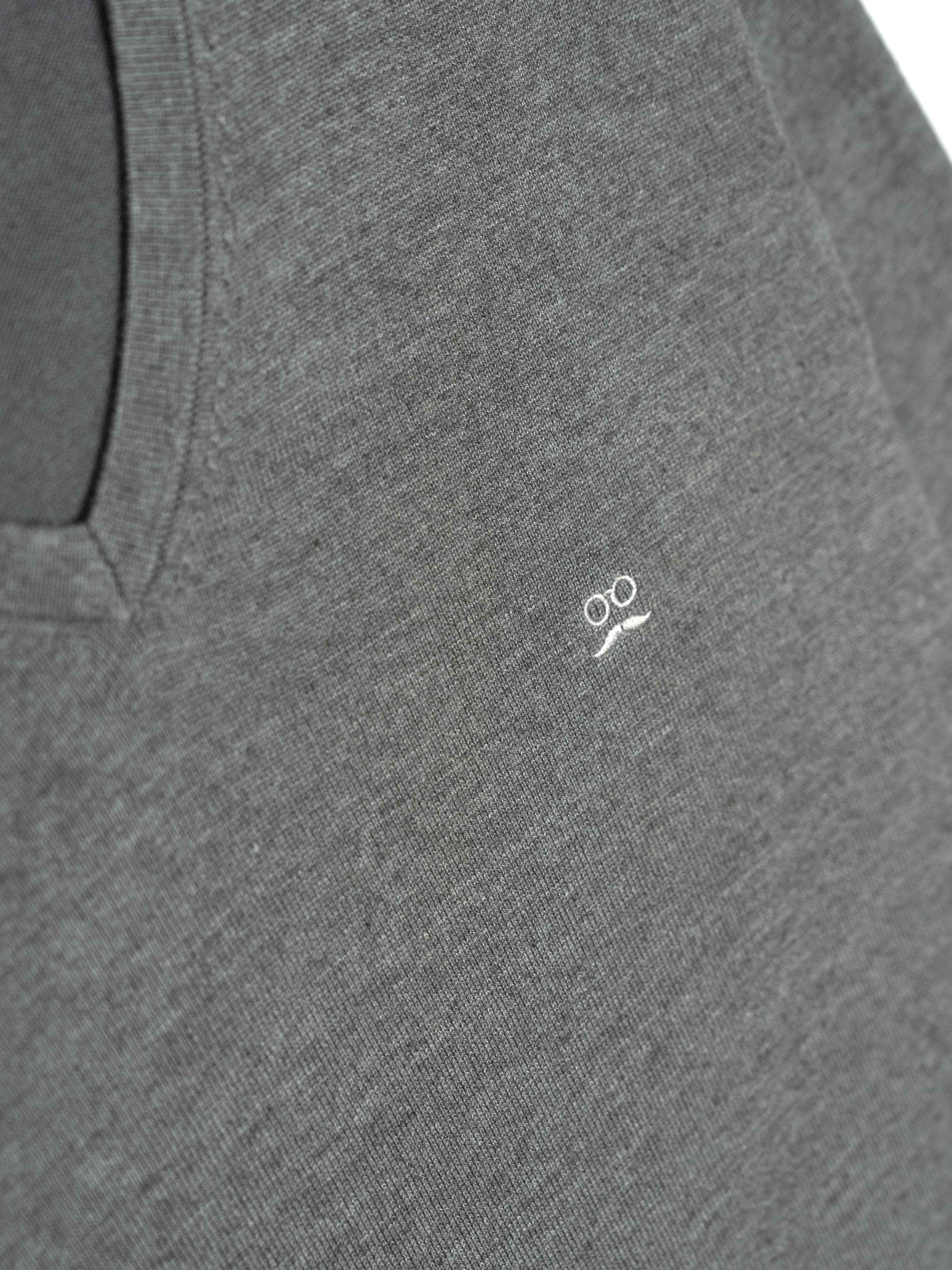 Dark Gray V-Neck Sweater