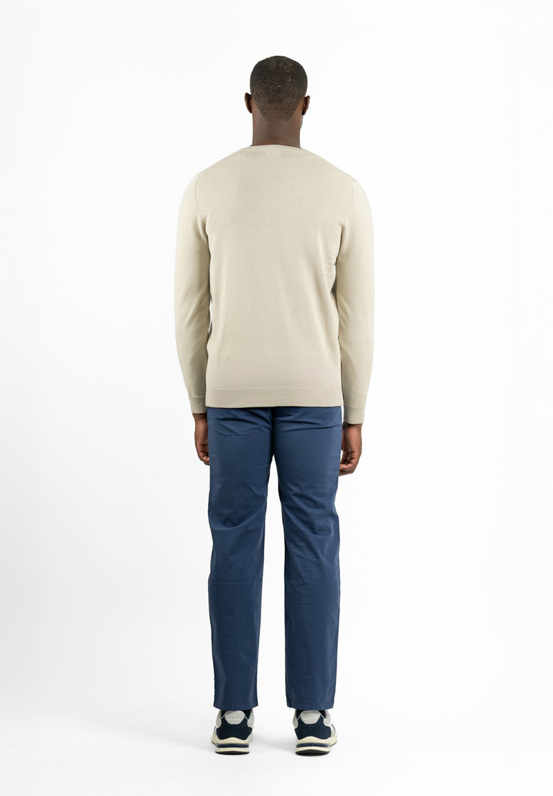 Jersey Cuello Caja Crudo