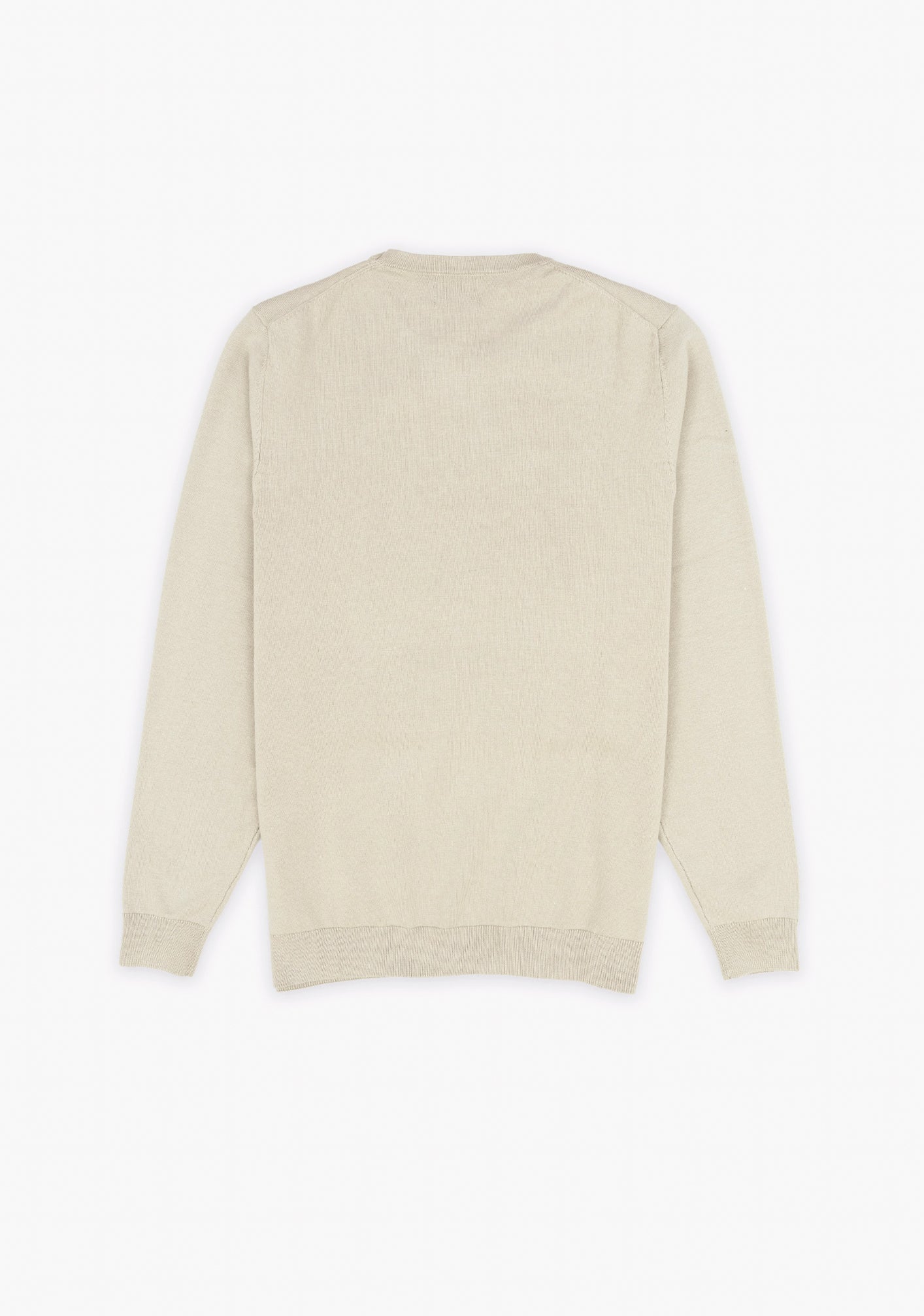 Crew Neck Ecru Jumper
