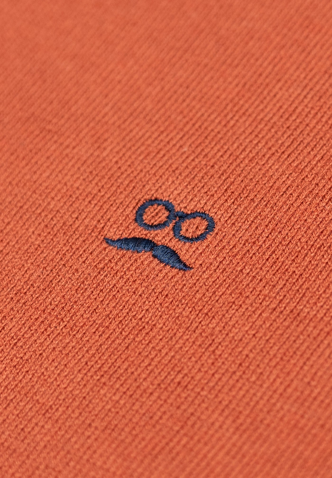 Rust-Colored Crew Neck Sweater