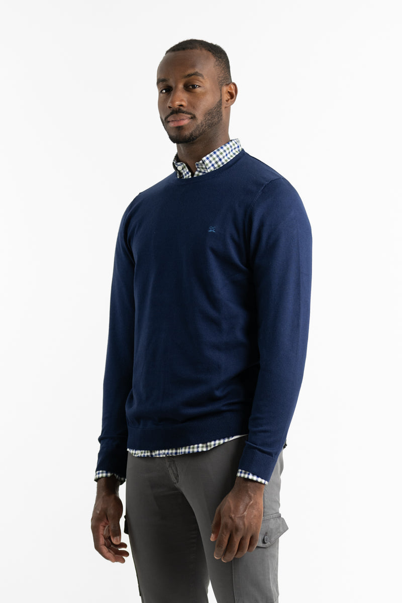 Jersey Cuello Caja Marino