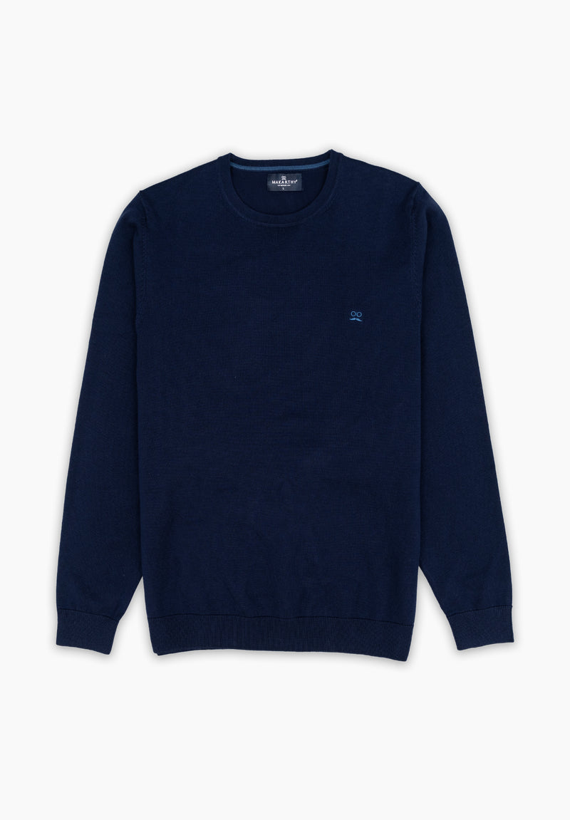 Jersey Cuello Caja Marino