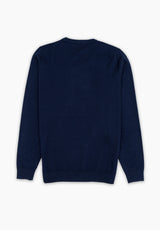 Navy Round Neck Jumper