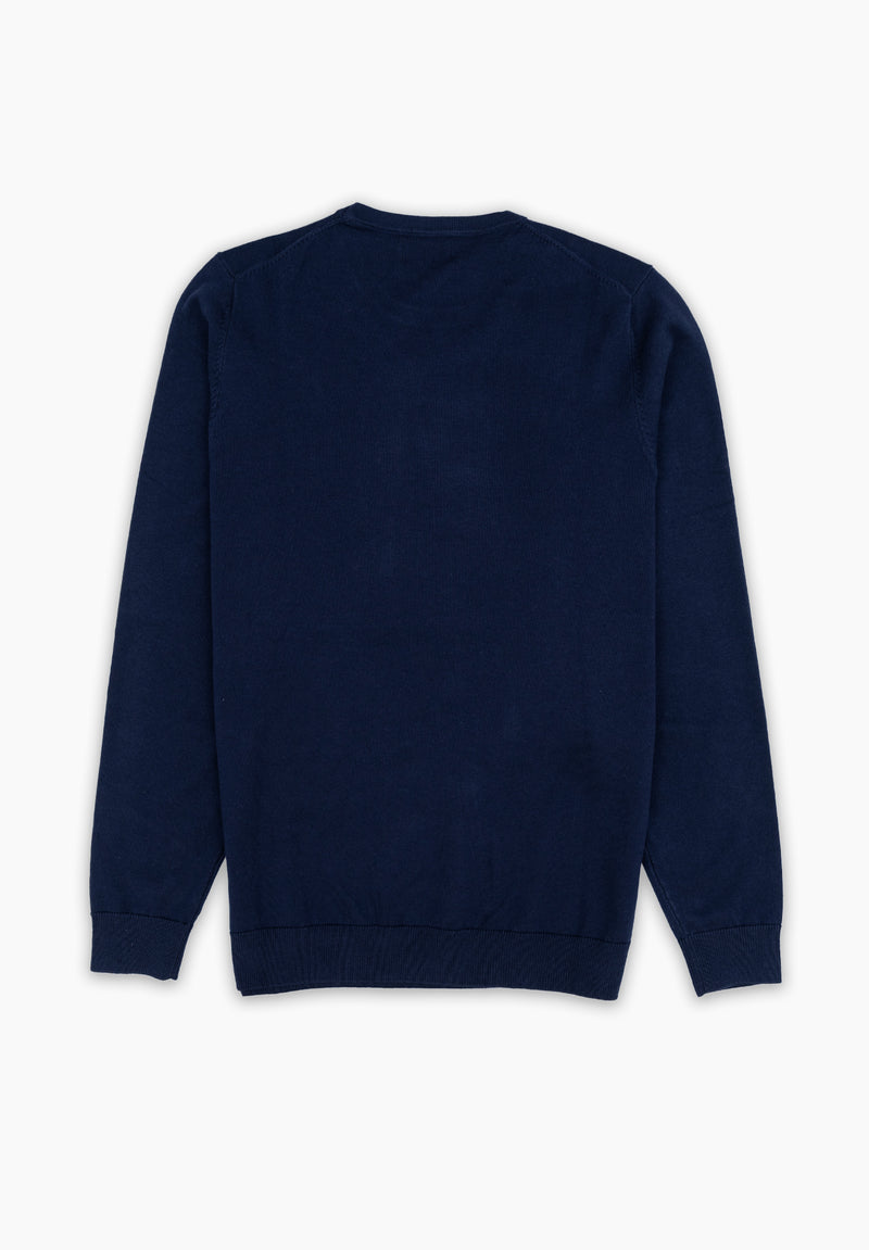 Jersey Cuello Caja Marino