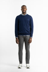 Navy Round Neck Jumper