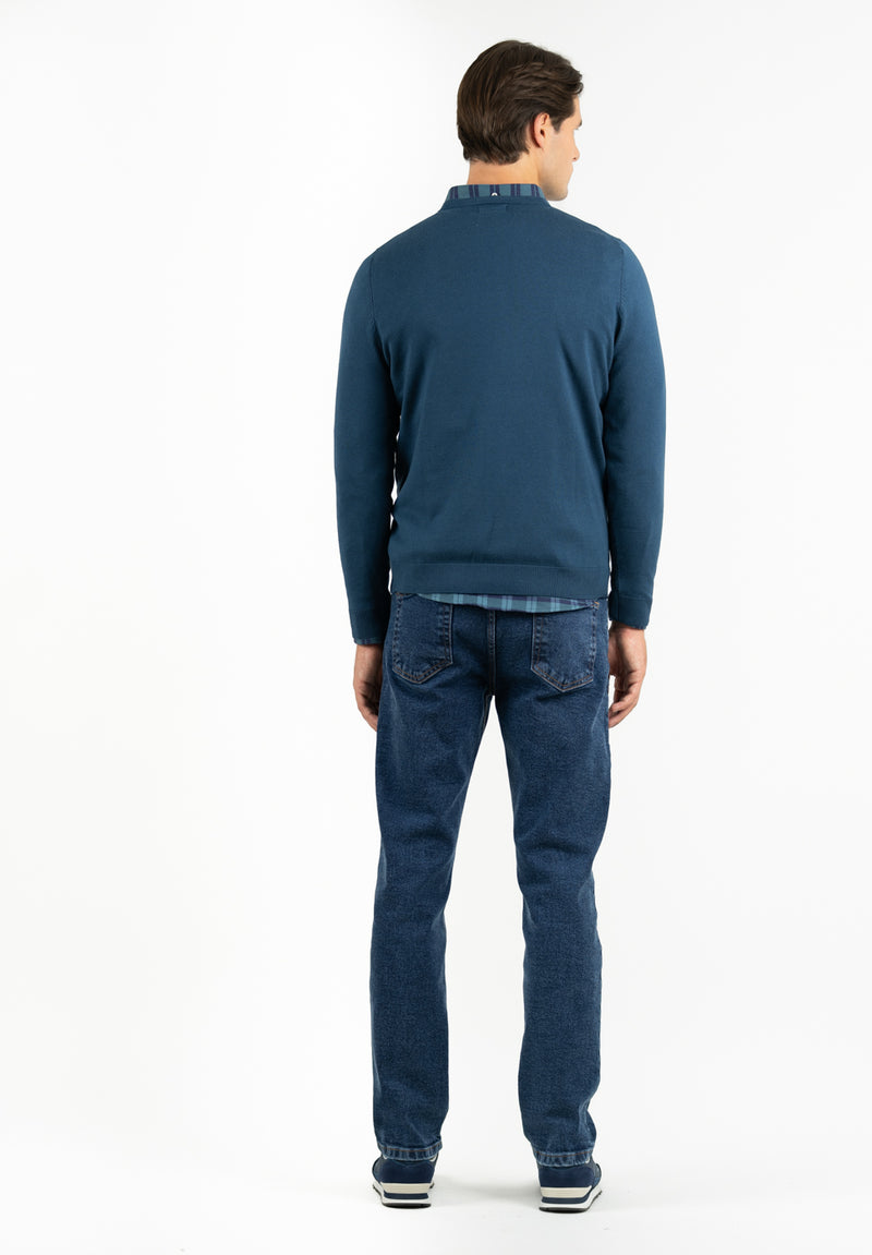 Jersey Cuello Caja Royal