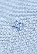 Fog Blue Crew Neck Sweater