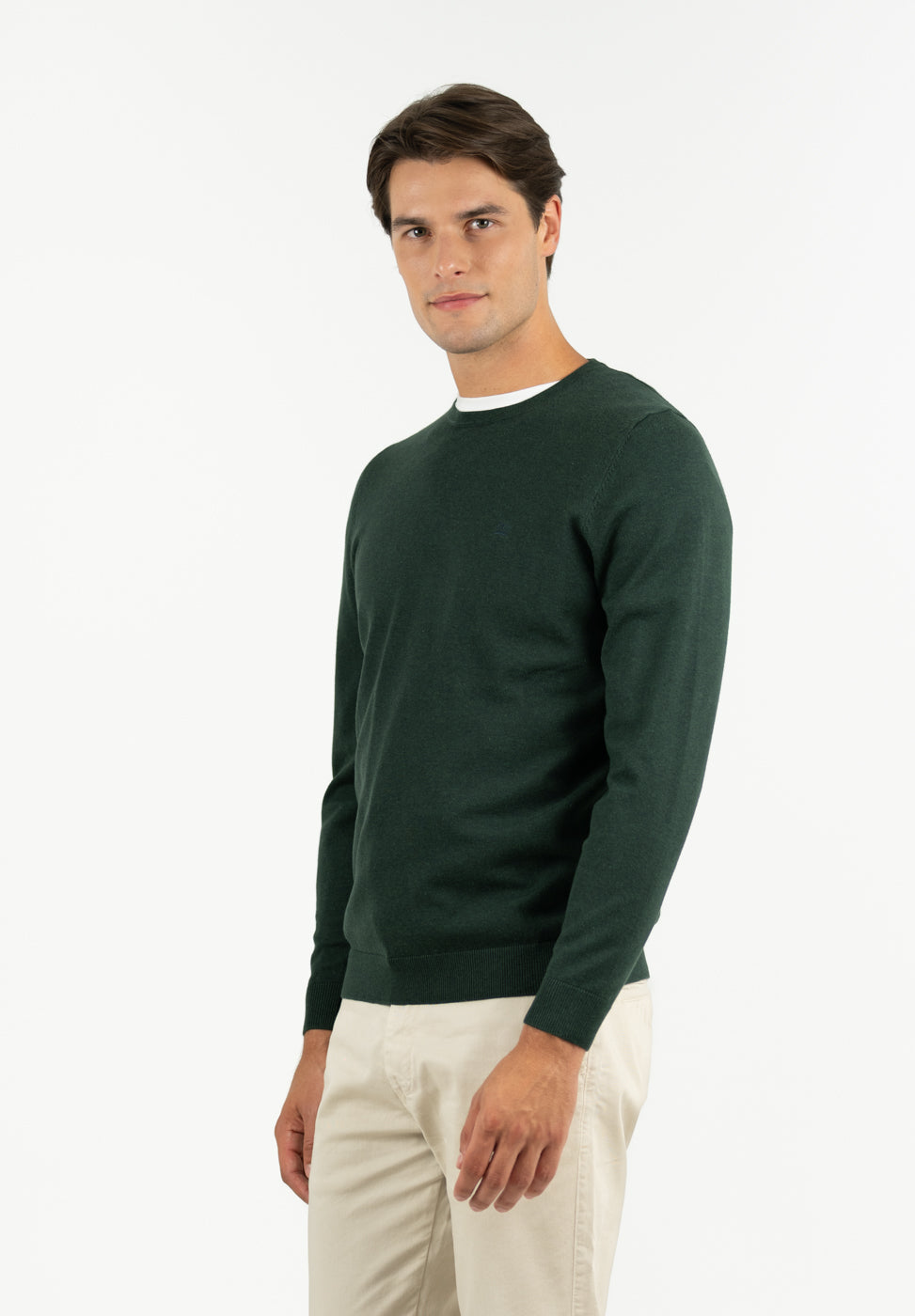 Grass Green Crew Neck Sweater