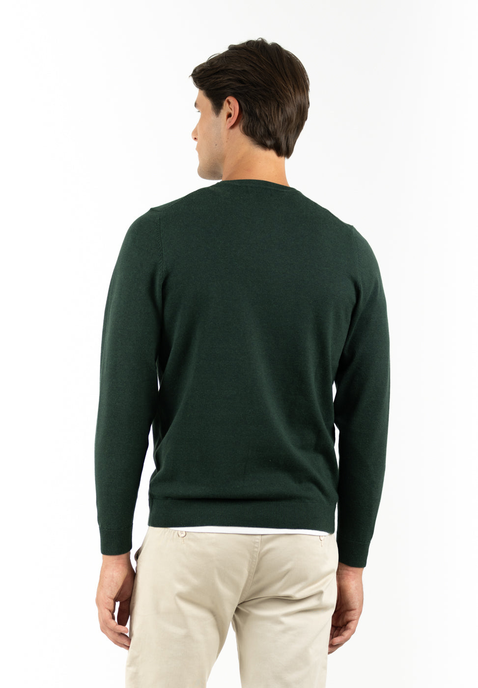 Grass Green Crew Neck Sweater