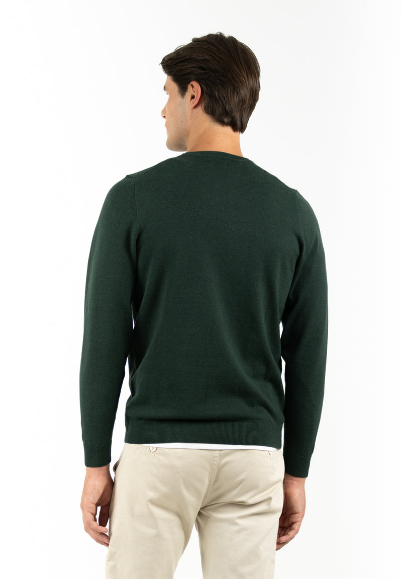 Jersey Cuello Caja Verde Hierba