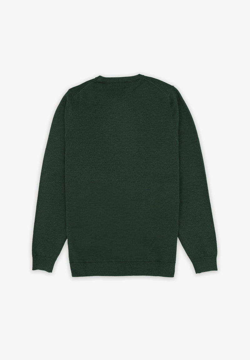 Jersey Cuello Caja Verde Hierba