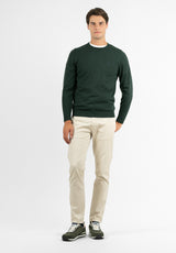 Grass Green Crew Neck Sweater