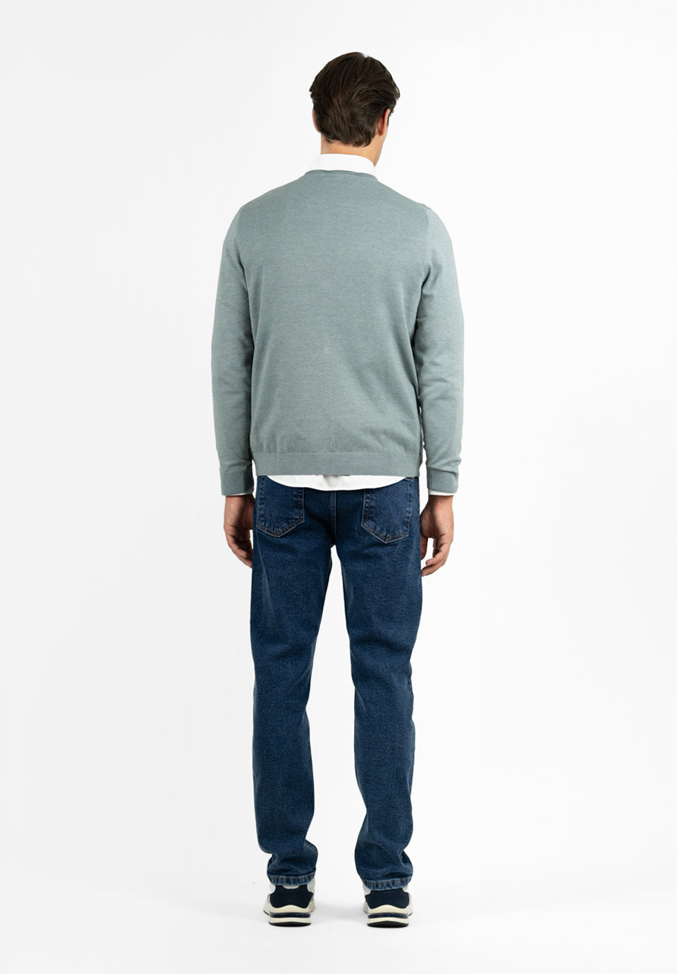 Crew Neck Jumper Sage