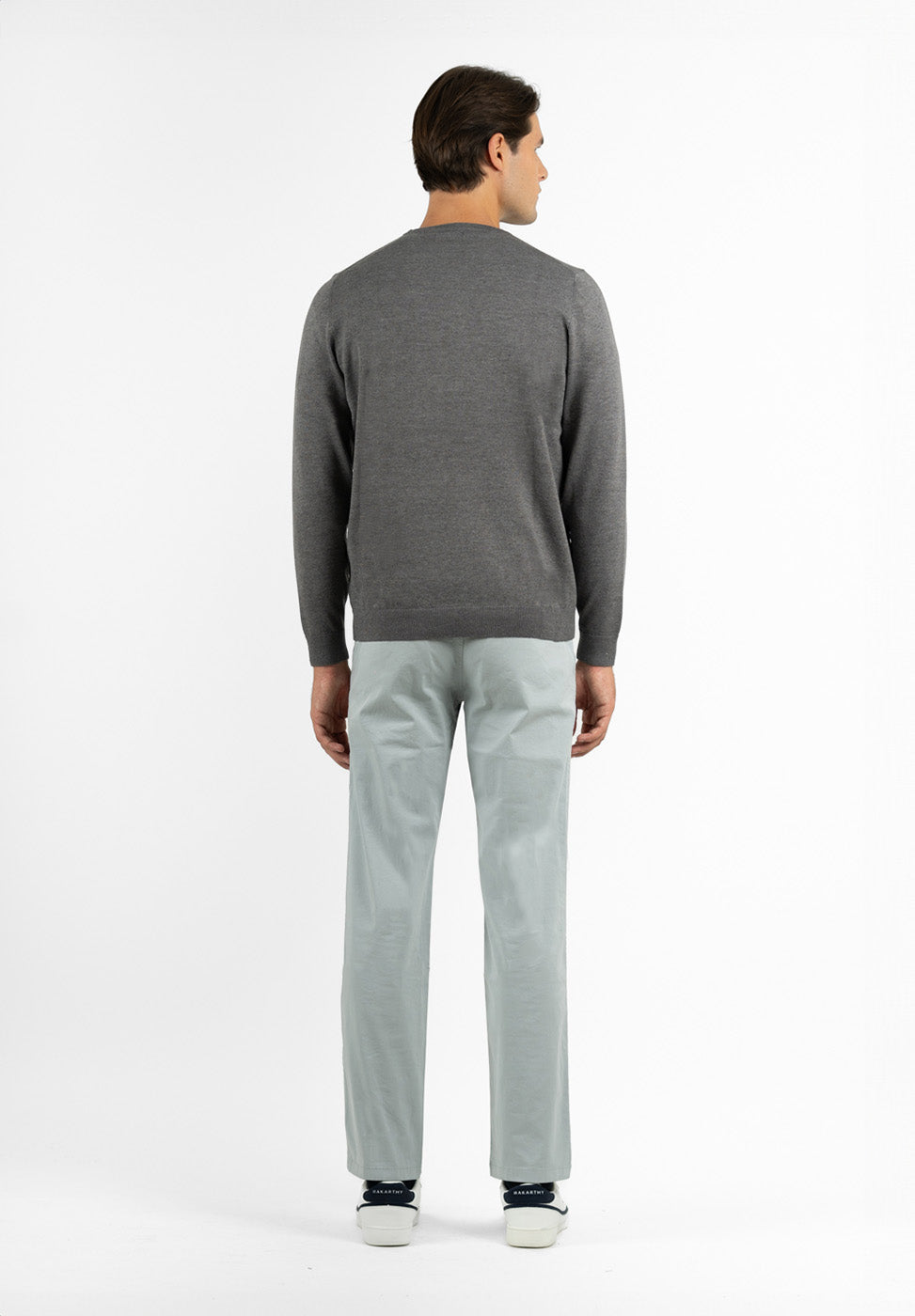 Jersey Cuello Caja Gris Oscuro