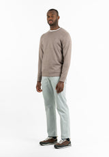 Brown Soft Boxy Neck Jumper