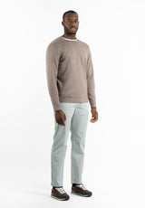 Brown Soft Boxy Neck Jumper