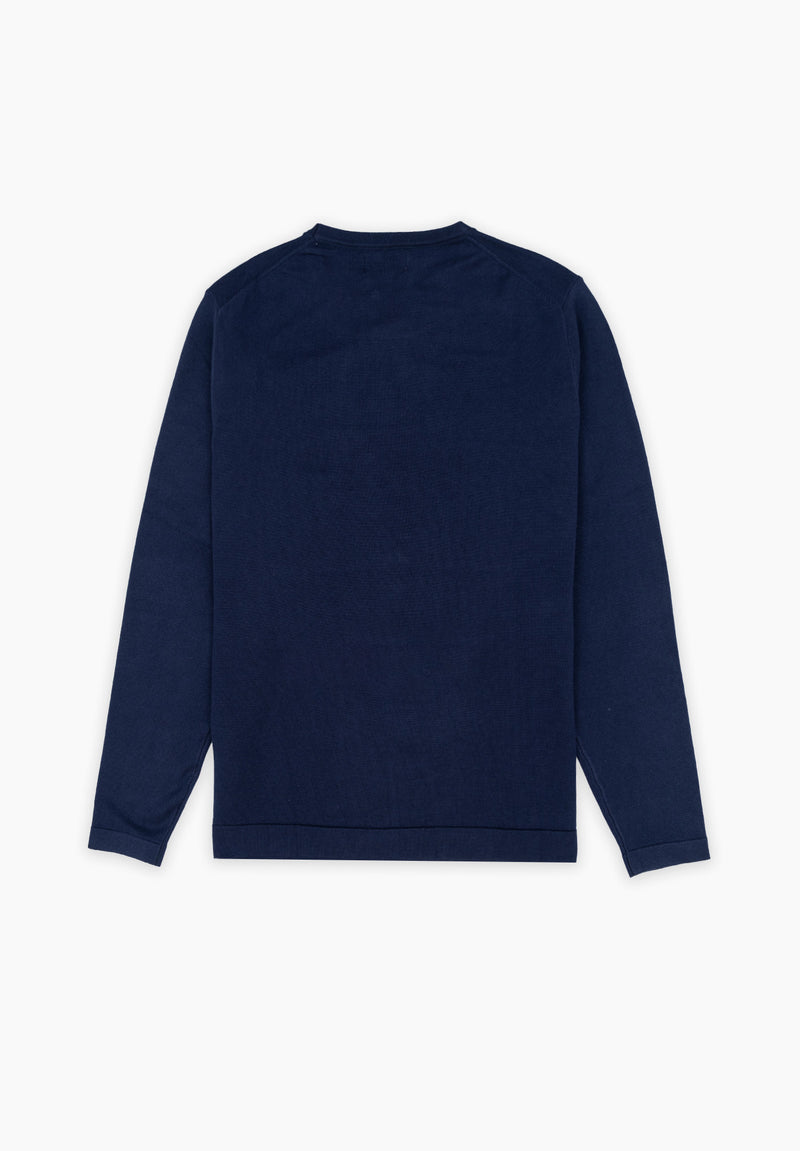 Jersey Cuello Caja Soft Marino