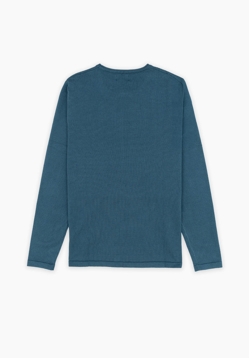 Jersey Estructura Manga Lisa Royal