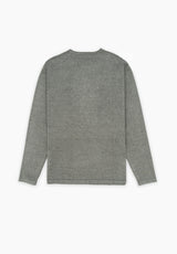 Jersey Estructura Manga Gris Oscuro