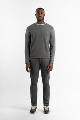 Jersey Estructura Manga Gris Oscuro