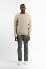 Ecru Ribbed Jumper
