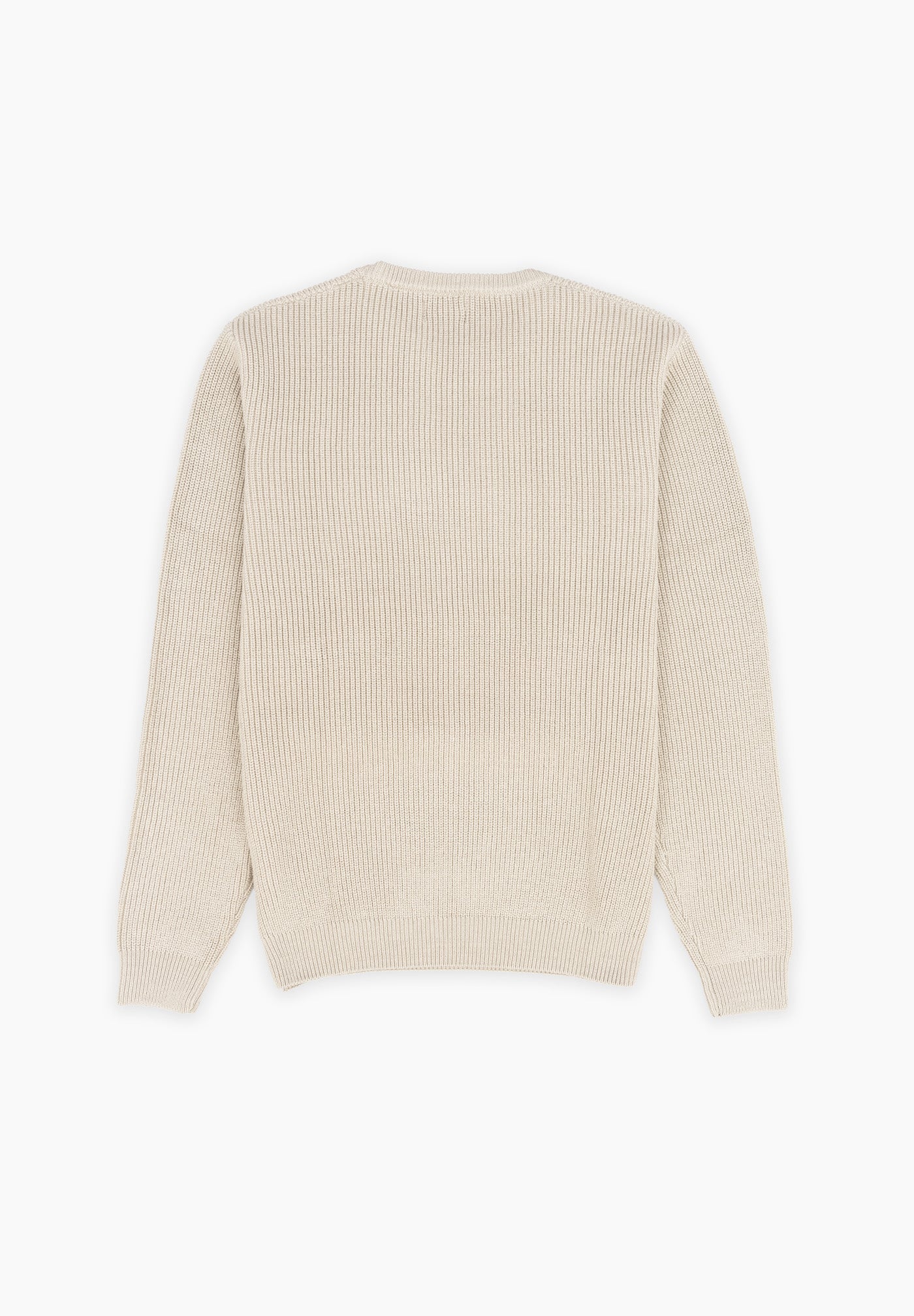 Ecru Ribbed Jumper