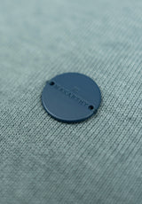 Jersey with Zip and Sage Patch