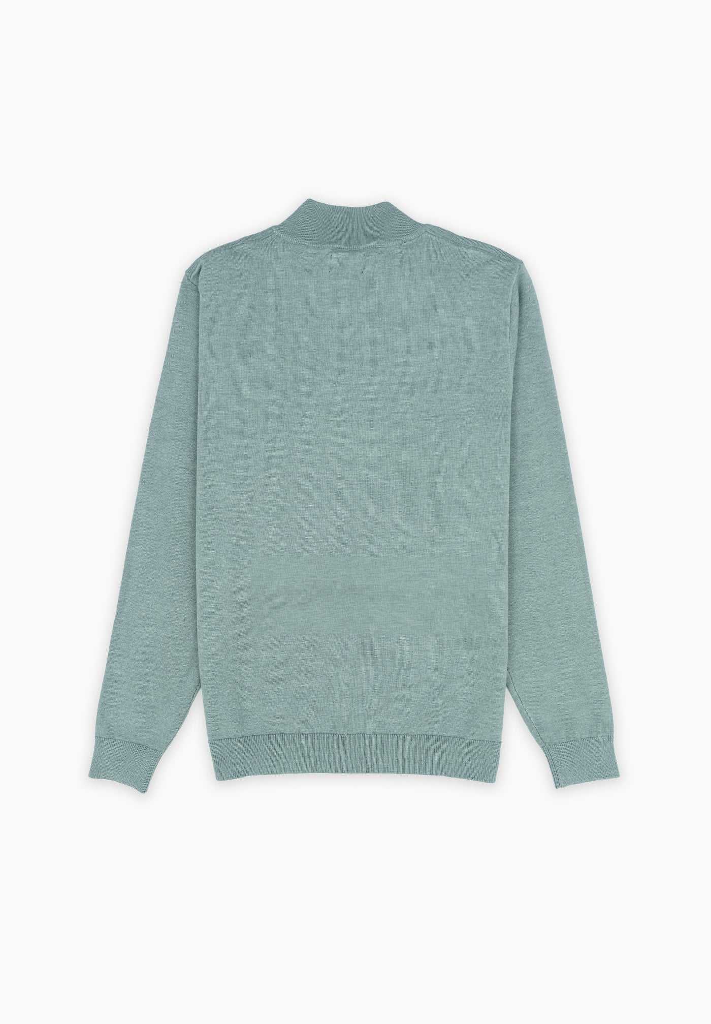 Jersey with Zip and Sage Patch