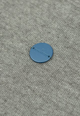 Dark Grey Patch Zip Jumper