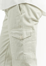 Pantalón Cargo Gris Verdoso