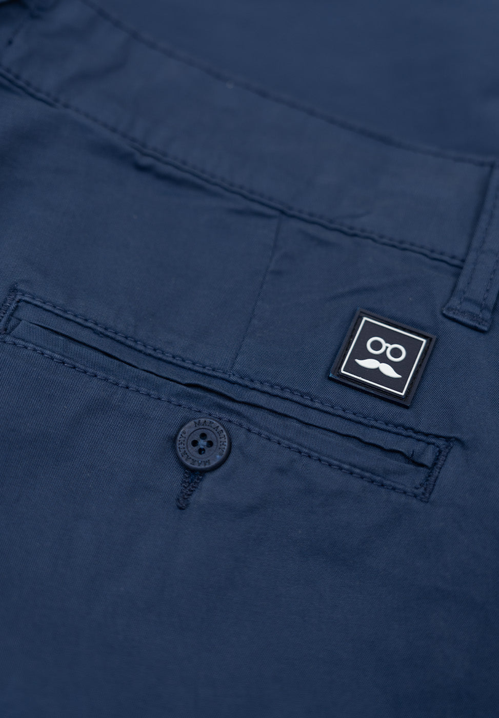 Comfort Fit Dark Blue Pocket Trousers