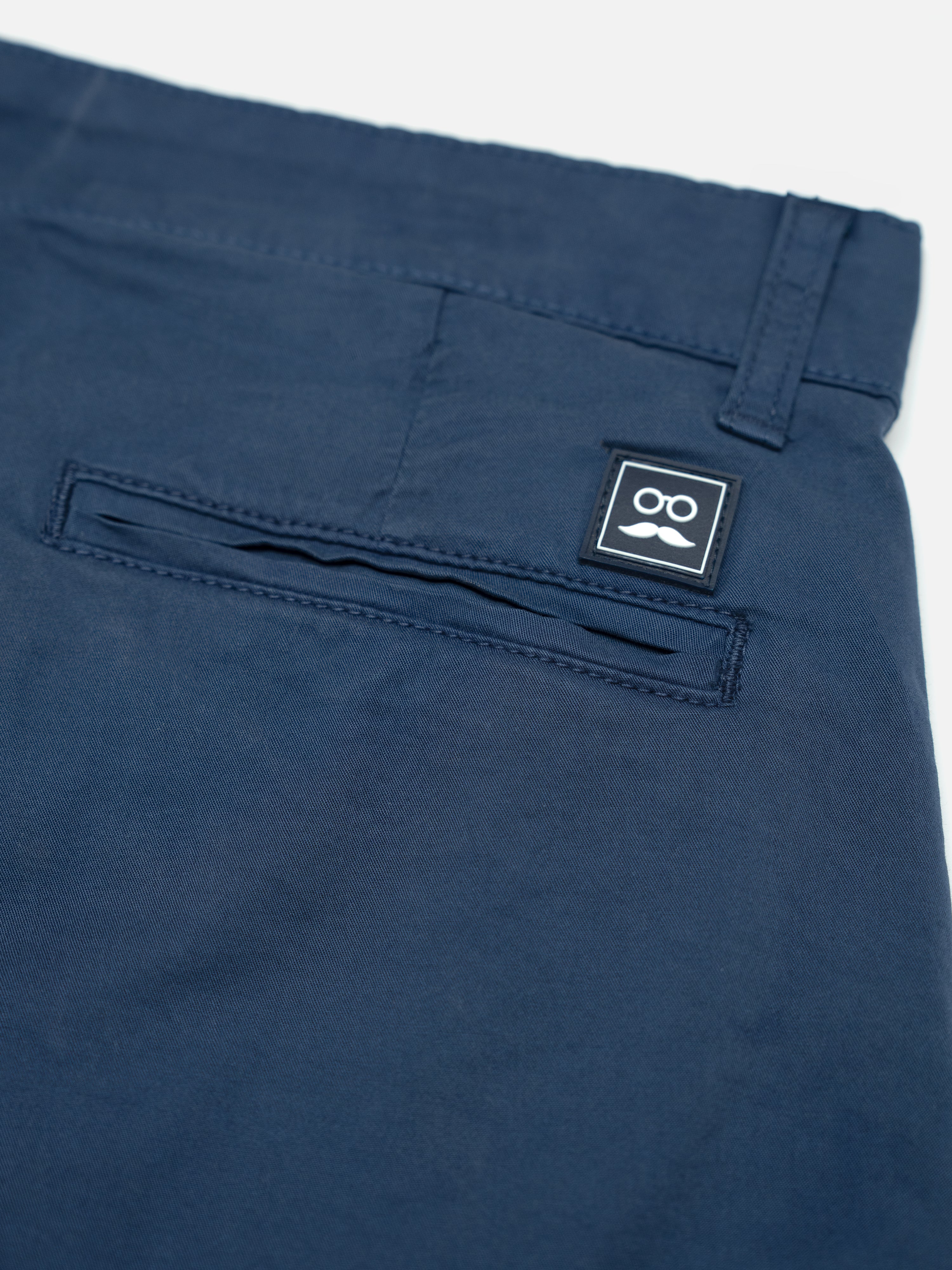 Comfort Fit Dark Blue Trousers