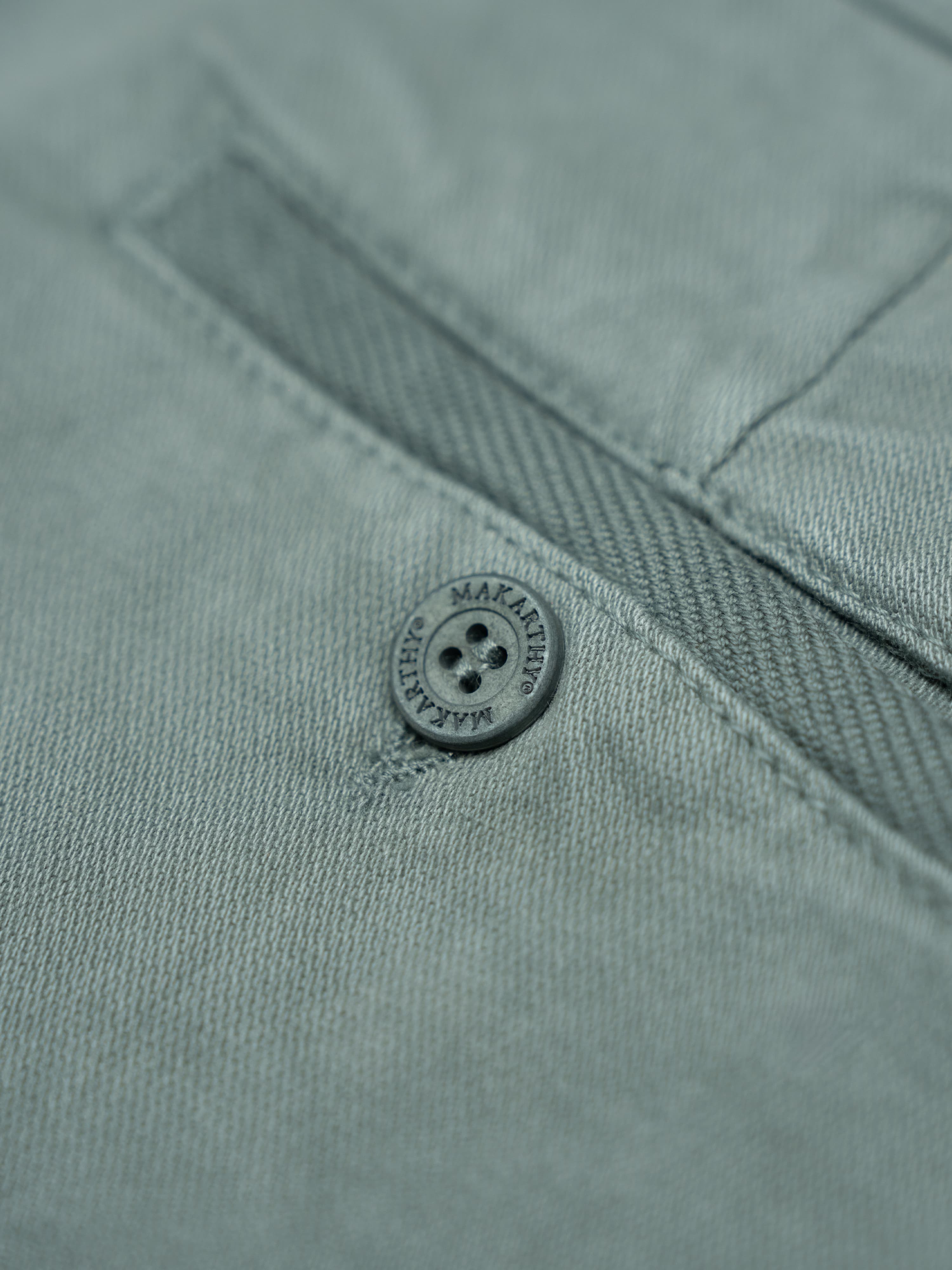 Structured Chino Trousers Sage