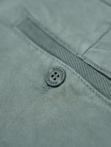 Structured Chino Trousers Sage