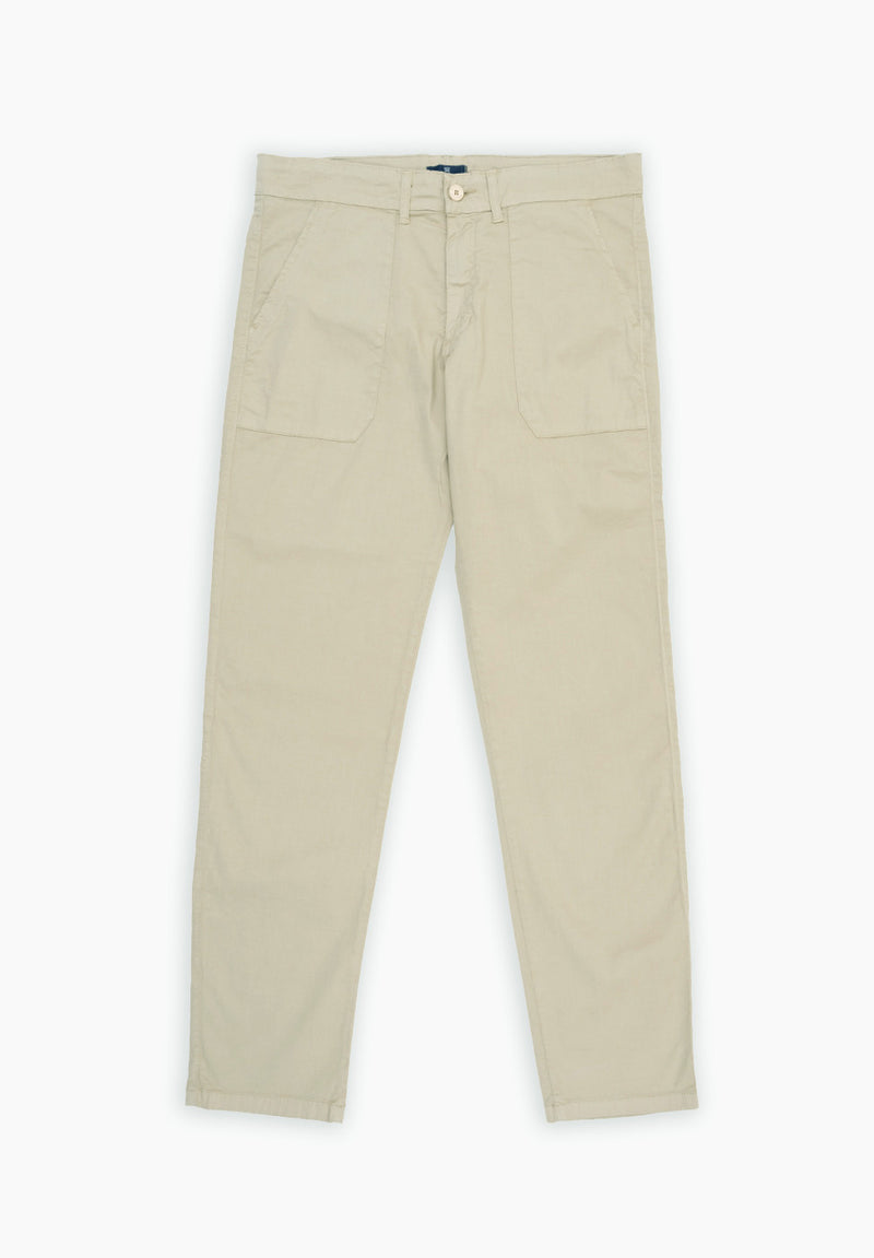 Pantalón Comfort Bolsillo Piedra