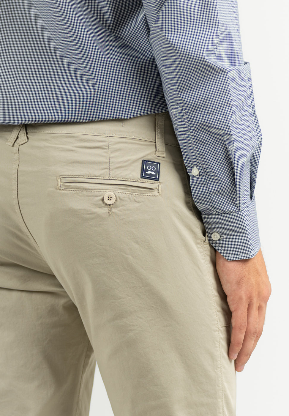 Comfort Fit Stone Pocket Trousers