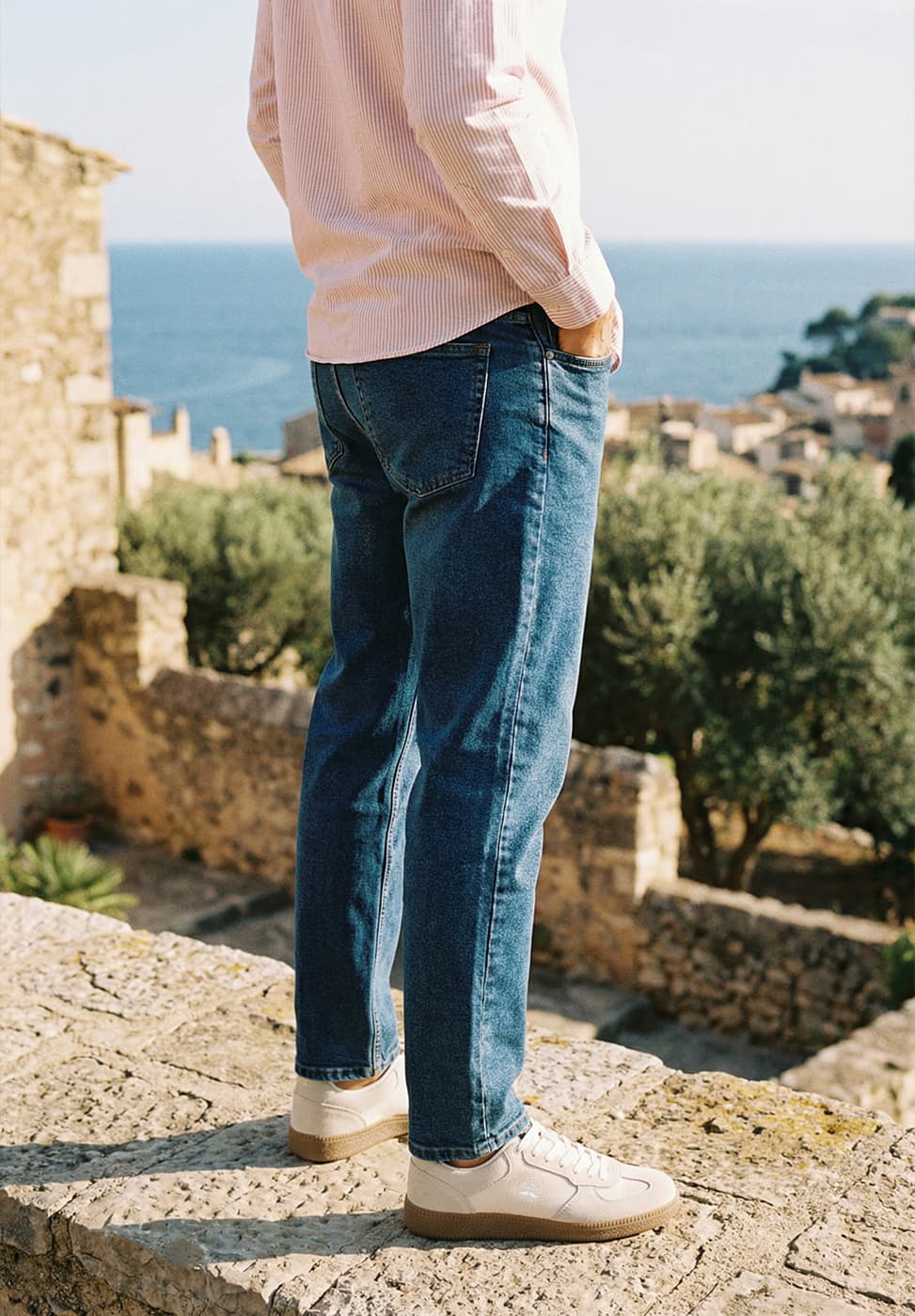 Pantalón New Denim Regular Azul Medio