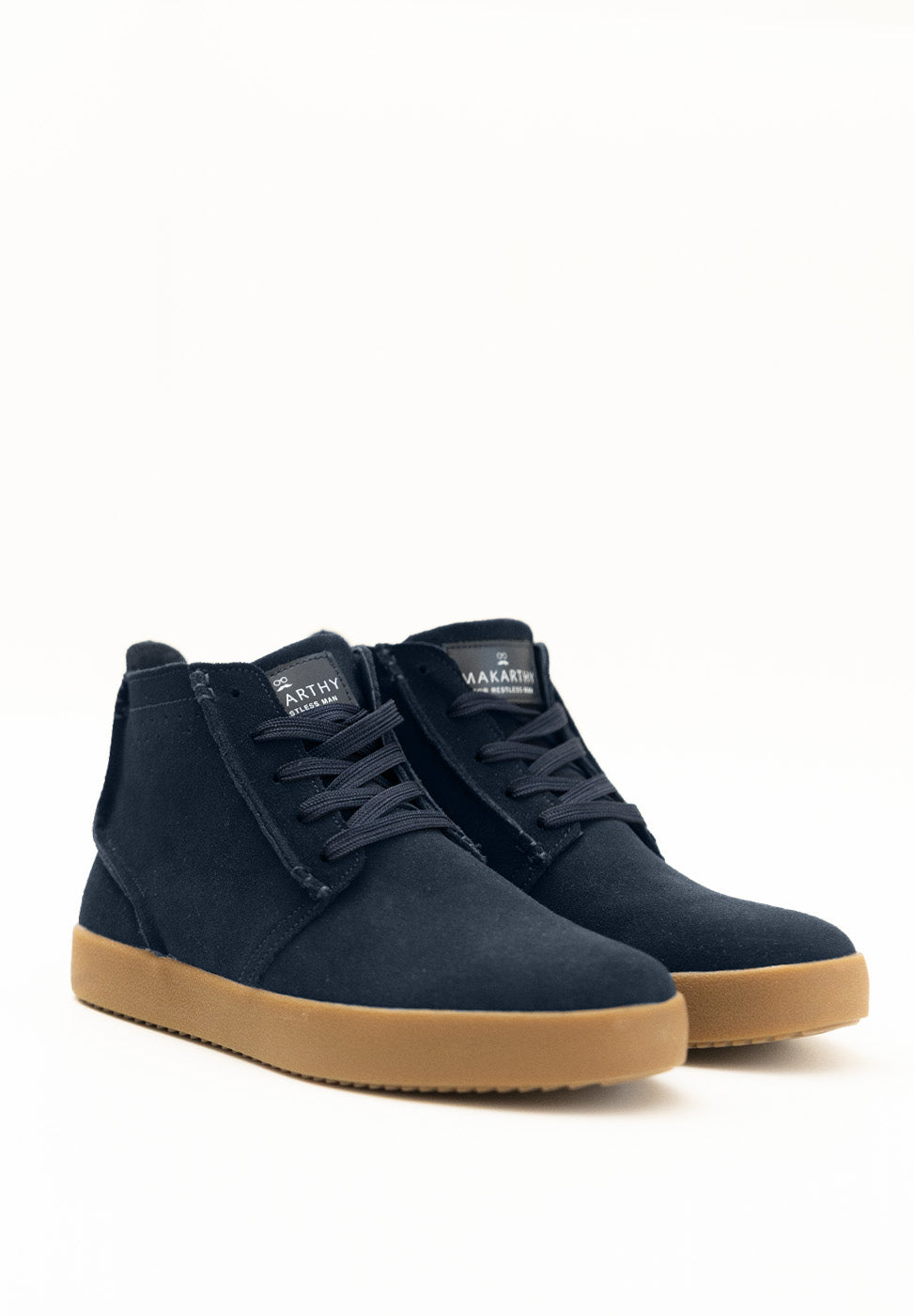 Navy Suede Boot