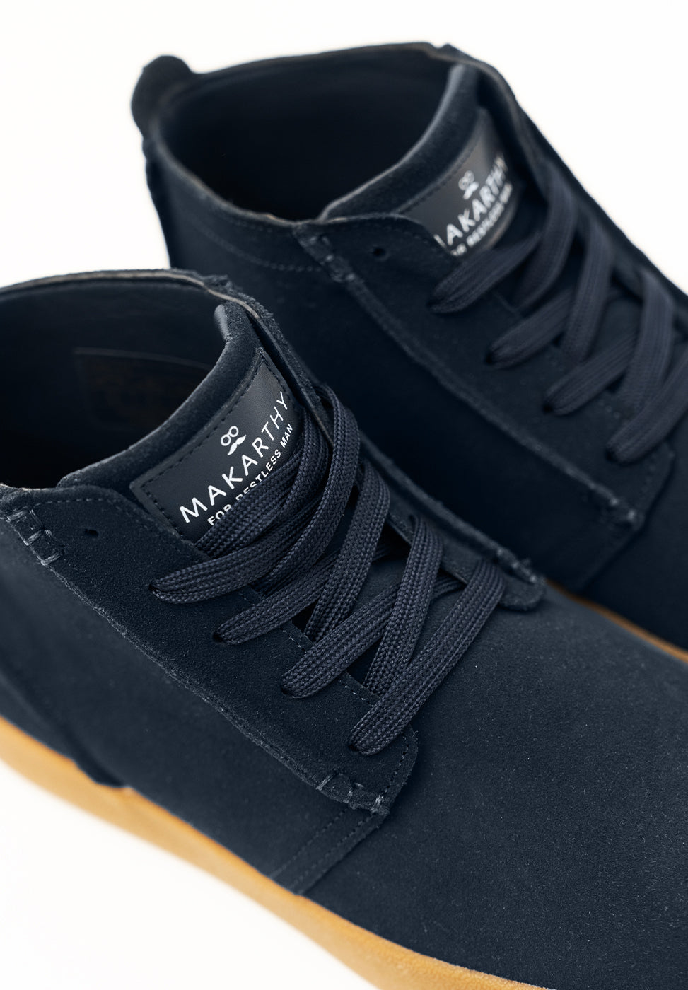 Navy Suede Boot