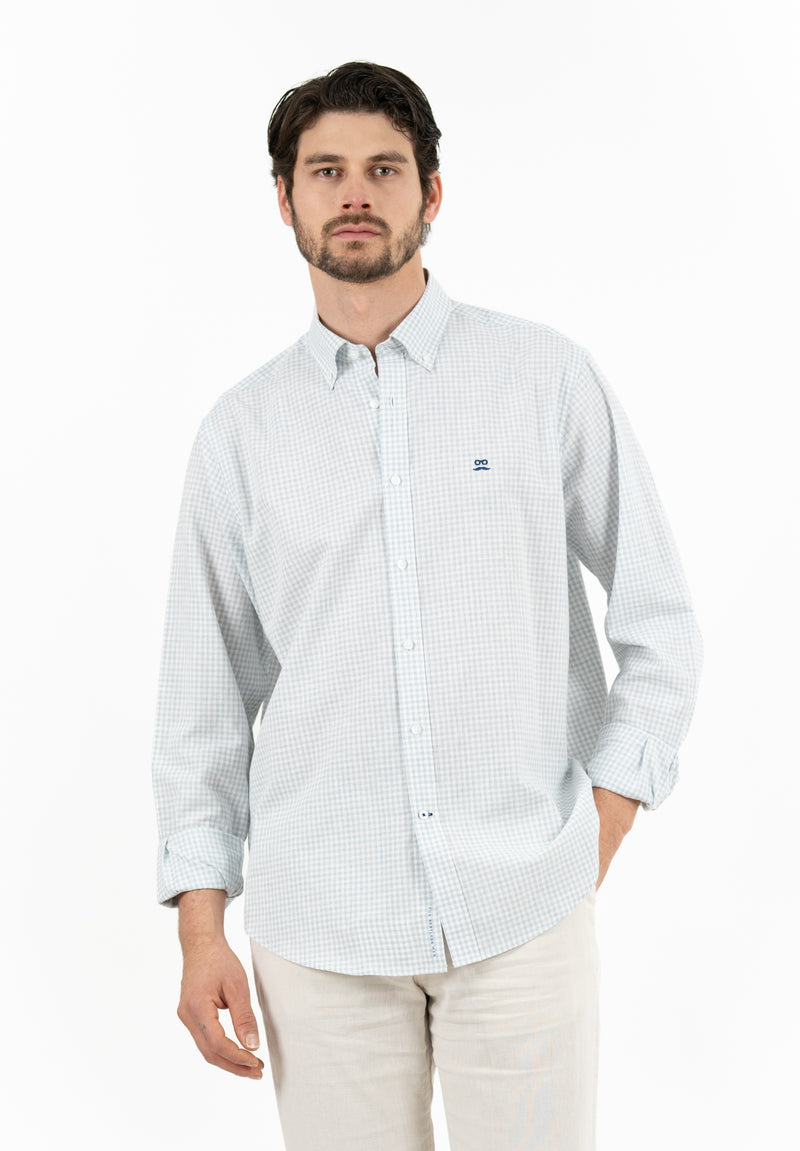 Camisa Chaman Celeste