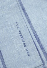 Camisa Double Stripe Celeste
