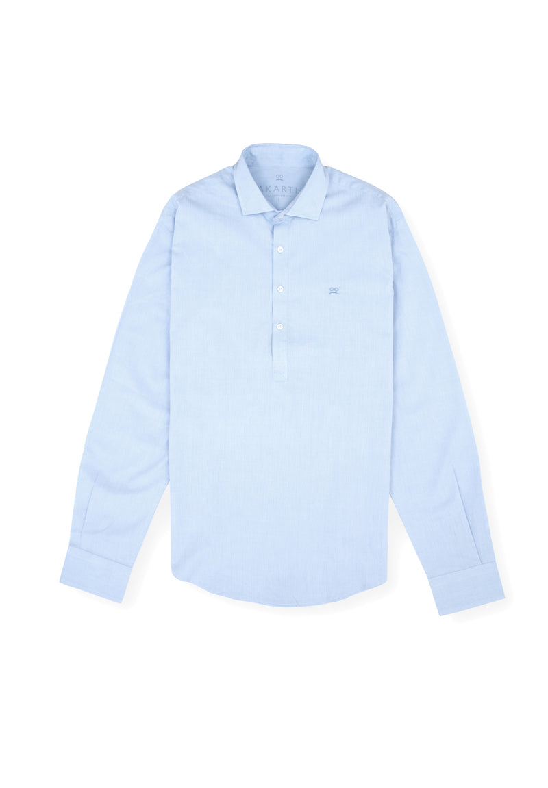 Camisa Maorí Celeste