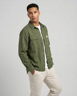 Khaki Denim Overshirt