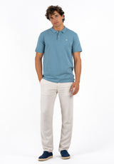 Polo Restless Gris Azulado
