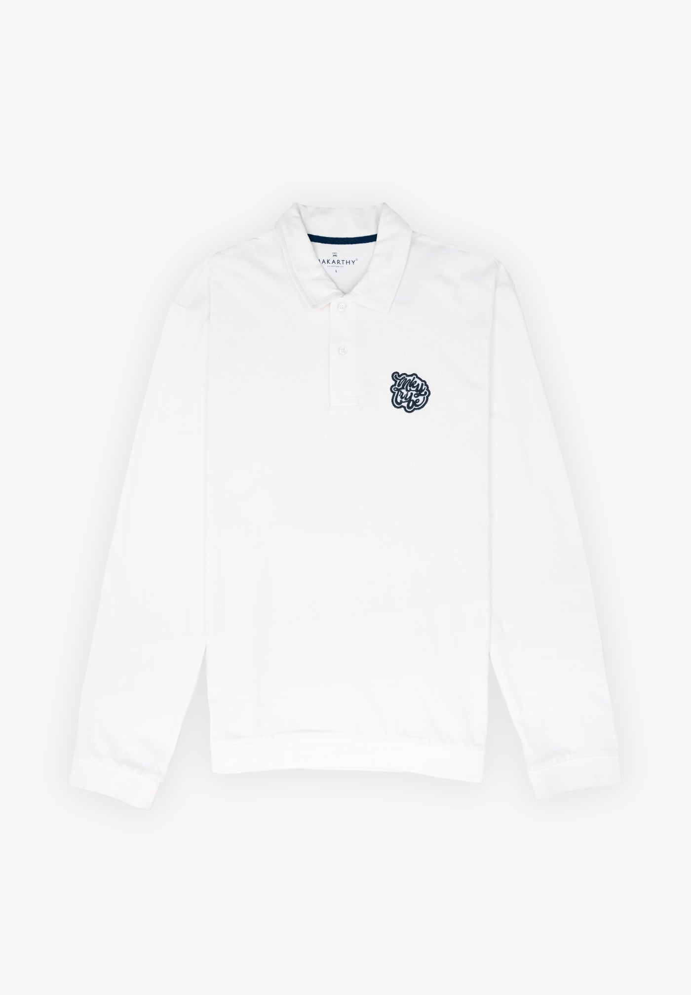 Polo Logo Tipo Blanco Roto