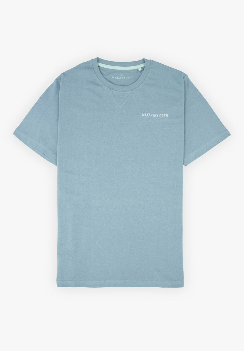 Camiseta Minimal Gris Azulado