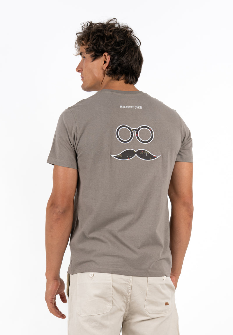 Camiseta Logo Tejido Kaki