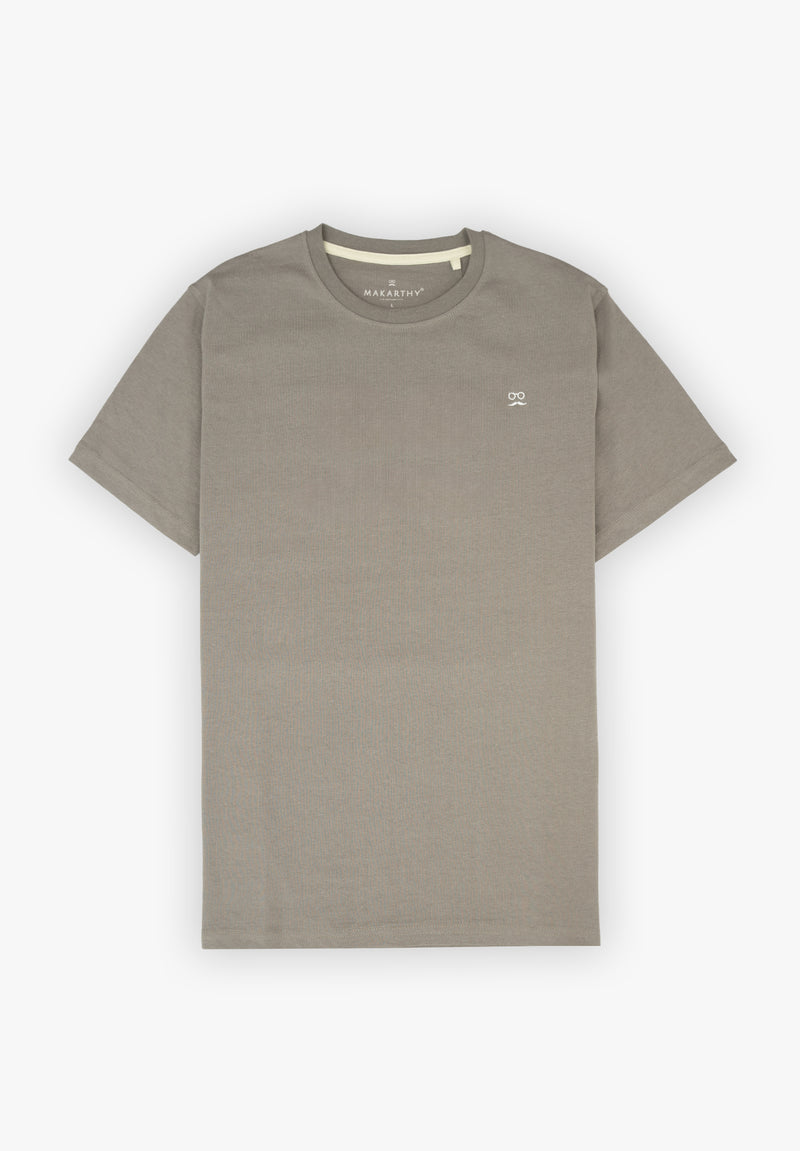 Camiseta Logo Tejido Kaki