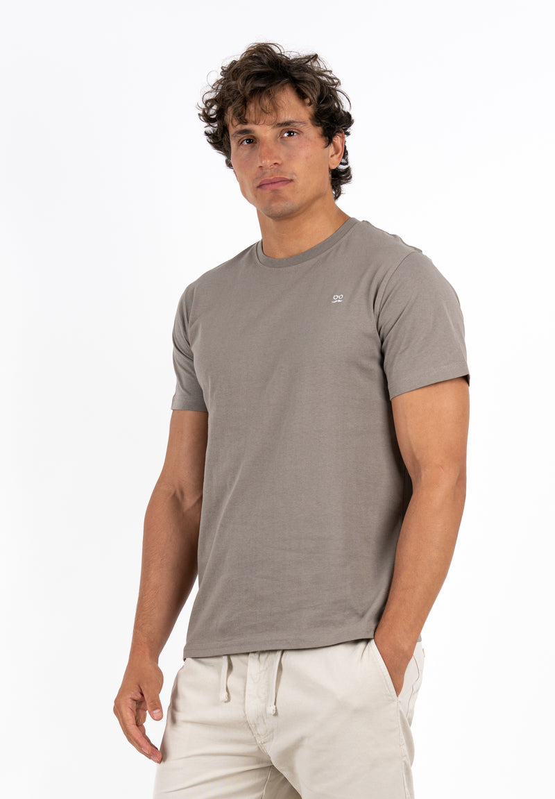 Camiseta Logo Tejido Kaki