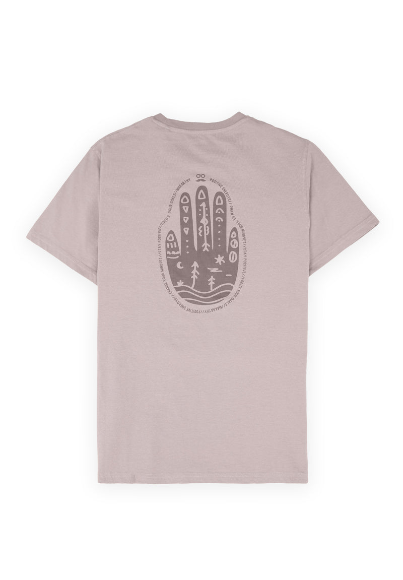 Camiseta Hand Ciruela
